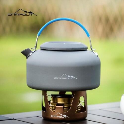 1.4L Outdoor Aluminium Camping Kettle Ultra Lightweight Cookware Tea Coffee Pot Tableware Cookware for Picnic Travel Camping