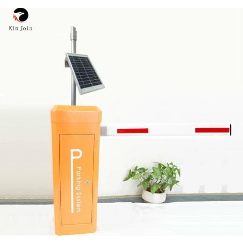 DC 24v servo motor toll station road gate automatic gate support solar system straight arm solar parking fence