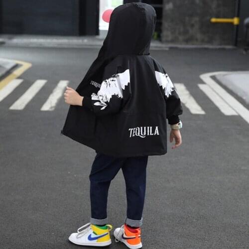 Spring Autumn boys jackets kid Jackets baby coats casual Cartoon wings children clothes 5T to 14 Yrs