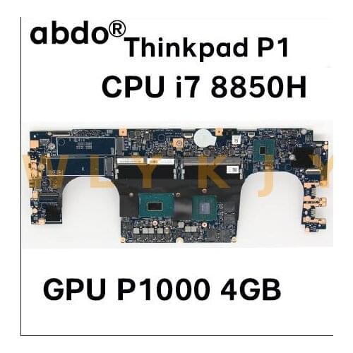 For Lenovo ThinkPad P1 laptop motherboard 17870-1 448.0DY04.0011 with i7 8850h CPU Fru 01YU940 01YU684 01YU939 01YU683 01YU929
