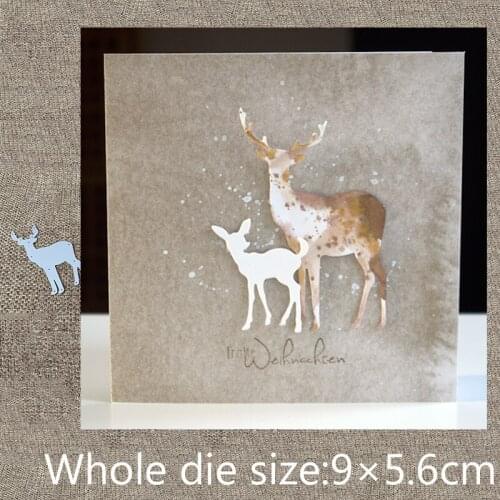 XLDesign Craft Metal Cutting Die cut dies deer reindeer decoration scrapbook Album Paper Card Craft Embossing die cuts