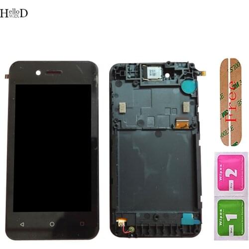Mobile LCD Display For Wiko Sunny 3 Mini (W_K-101S) LCD Display With Touch Screen LCDs Digitizer Panel Sensor With Frame Tools