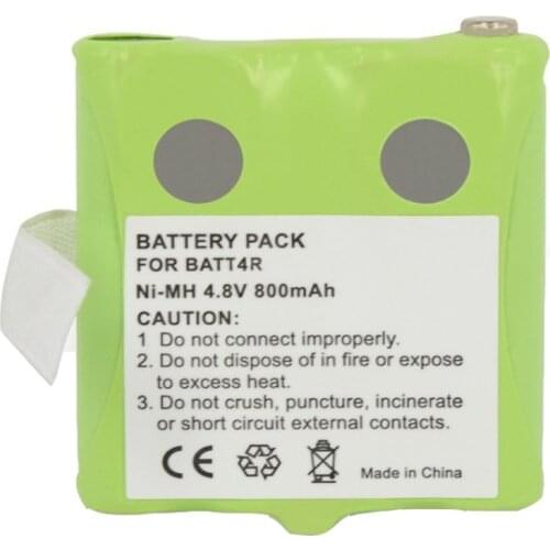 New 4.8V 800mAh Ni-MH Battery Suitable for Midland GXT200 walkie-talkie battery Rechargeable Replacement BATT4R