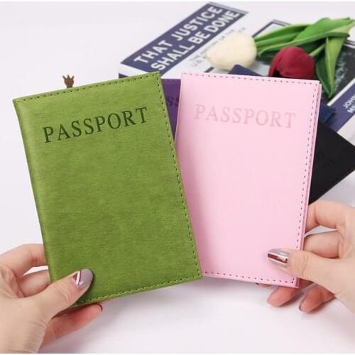 Hot Cute Soft Women Passport Cover PU leather Travel Passport Covers For Document Pouch Cards Case обложка на паспорт