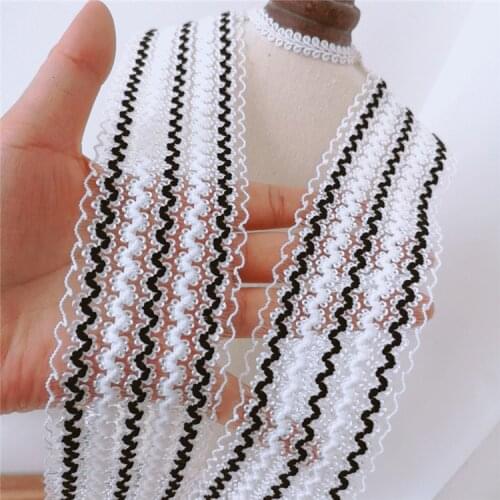 Very Exquisite Stretch Black White Fashion Transparent Lace DIY Various Ladies And Childrens Clothing Trend Belt Accessories