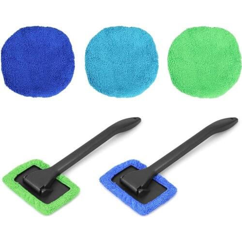 Microfiber Long Handle Car Window Wash Brush Auto Windshield Defogging Brush Cleaner Household Window Cleaning Tool Brush New