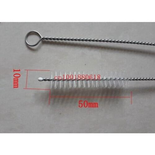 1000pcs/lot FREE SHIPPIN Stainless steel straw cleaning brush Brushes 200MM x 10MM Bottle brush
