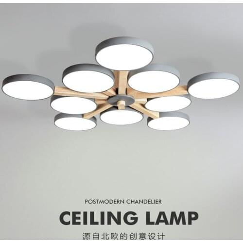Lamparas de techo chandeliers ceiling Living Room Bedside Aluminum balcony porch restaurant luminaria E27 led ceiling lamps