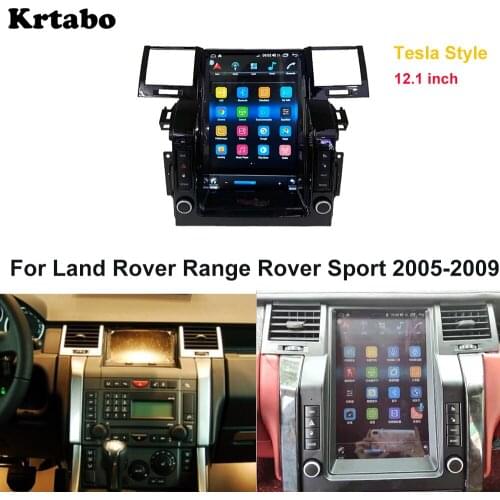Tesla Style For Range Rover Sport 2005-2009 Android Multimedia Player 12.1 Inch Car Radio GPS Bluetooth Carplay