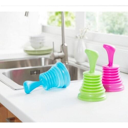 Toilet Plungers Pipeline Dredger Household Sewer Suction Plug Kitchen Rubber Family Necessary Drain Cleaner Dredger Clean Tools