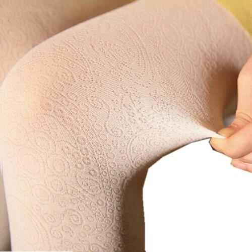 YSDNCHI Women Tights Women Girl Tight Lady Black High Elastic Stocking Sexy Pantyhose Retro Pantyhose Totem Crave Flower Thicken