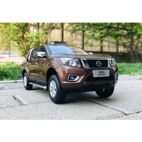 1/18 For Nissan NAVARA Diecast Model CAR White/Brown kids Boys girls Gifts Collection Ornament Display Metal,Plastic,Rubber