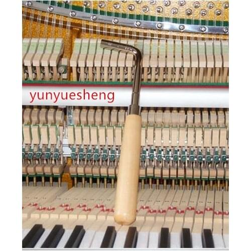 1 PCS piano tuning tuning wrench Piano tuning wrench (straight rod with wooden handle)