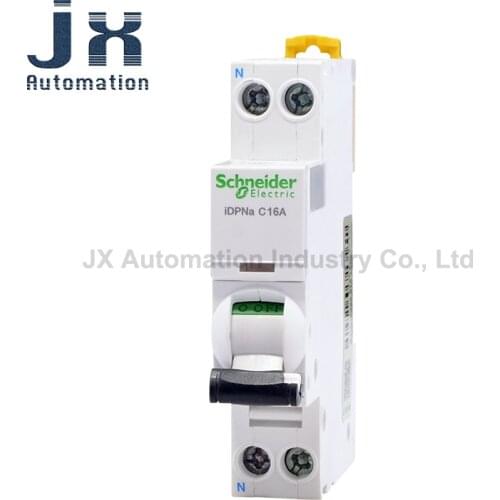 100% Original Schneider Miniature Circuit Breaker iDPNa 1P+N C Type A9P08606/10/16/20/25/32/40