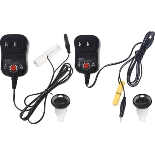 3V 4.5V 6V 12V Adjustable US Power Supply Adapter Replace 2-8pcs AA AAA Battery E56B