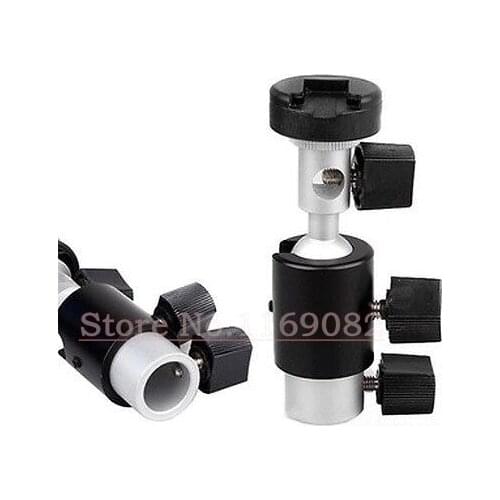 360 Degree Rotatable Ball Swivel Camera Flash Hot Shoe Umbrella Holder Light Stand Bracket D Type