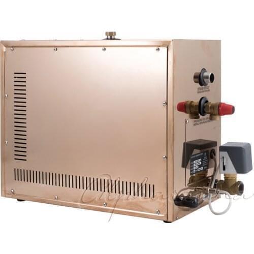 Free shipping 9KW 380-415V 50HZ 3Phase Stainless Steel Sauna Steam Generator with Automatic Drain Valve