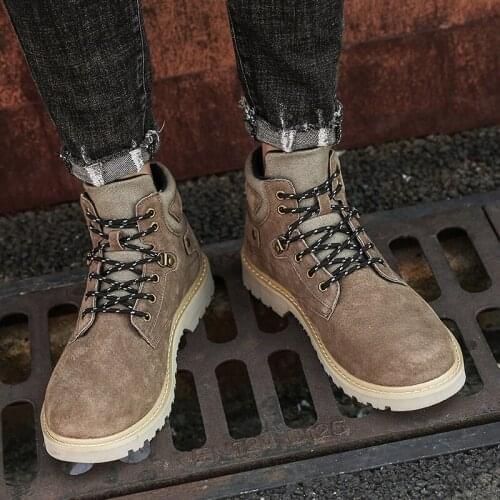 Boots Desert Shoes Men 2020 Fashion Boots Winter Mens Zapatillas Invierno Hombre Vintage Mens Sports Botas For Home