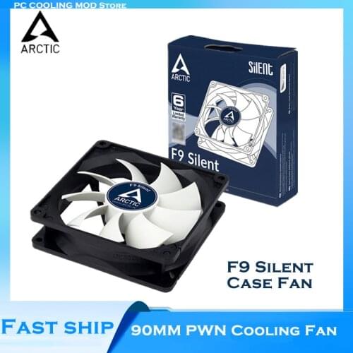 Arctic F9 Silent 9cm PC Case CPU Cooler Fan 3pin Socket FDB 1000 RPM Cooling Fan Radiator Extra Quiet Two-way installation