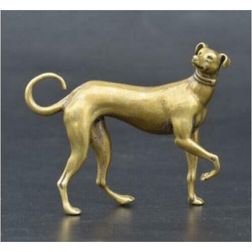 China Pure Brass Dog Small Statue Ornaments