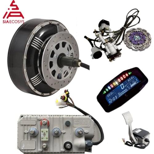QS Motor 4000W 273 2wd carro eletrico BLDC brushless electric car conversion kit hub motor with KLS7250H kelly controller