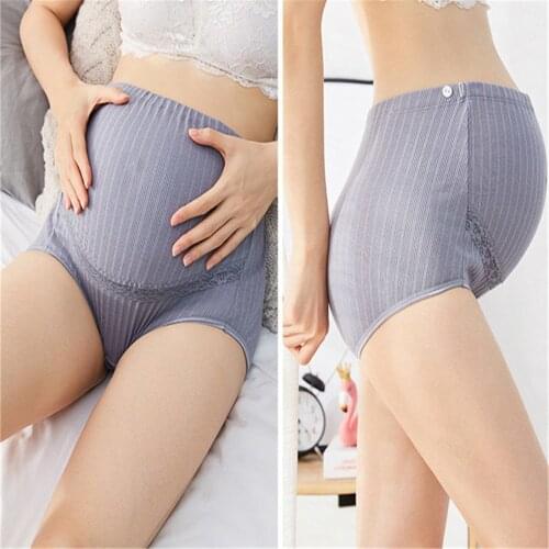 Cotton Panties 3XL Fit 65-80 Kg Adjustable For Pregnant Woman Underwear Pregnancy Lace Panties For Women Maternity Clothing