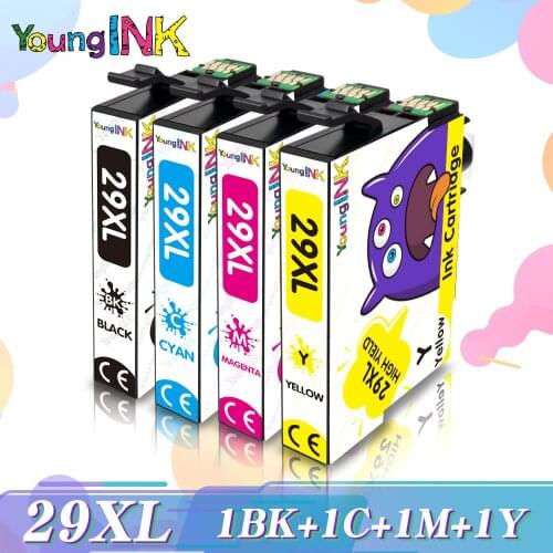 4Pcs Compatible T2991 29XL T29XL Ink Cartridge For EPSON XP 235 245 332 335 432 435 247 442 345 255 257 352 355 452 455