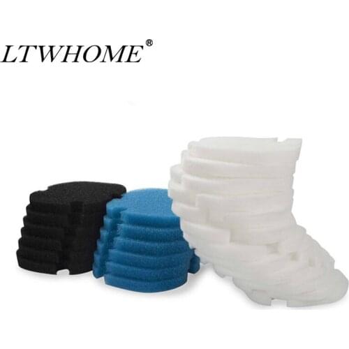 LTWHOME Fine Foam Filters Coarse Filters Poly Pads Set Fit for AquaManta EFX 200 External Filter