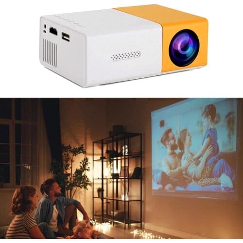 MP20 Mini Projector Multifunctional Large Screen ABS Portable 320 x 240 Resolution Media Projector for Home