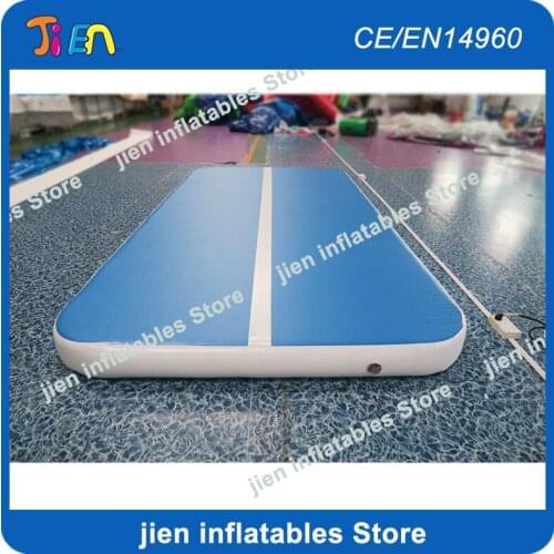 6x1x0.1m / 6m inflatable air track outdoor fitness mat sports jumping mats for kids with free Pump and repair kit