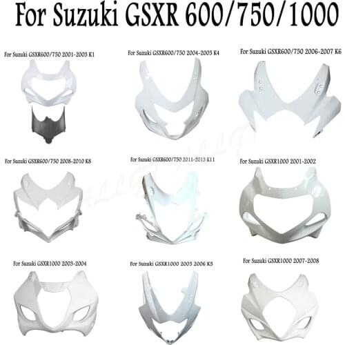 Unpainted Front Upper Nose Top Fairing For Suzuki GSXR 600/750/1000 2001-2010 2011 2012 2013 2014 2015 2016