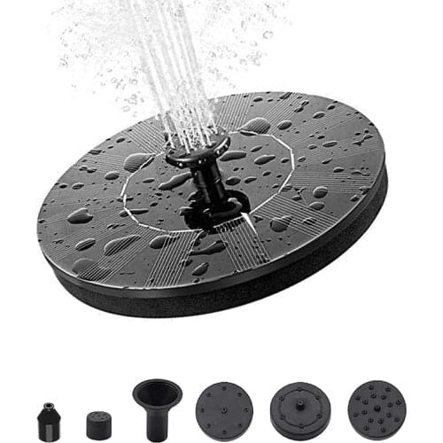 Solar Power Fountain Pump Floating Fountain Garden Fountain Lamination Eco-Friendly Multi-Purpose