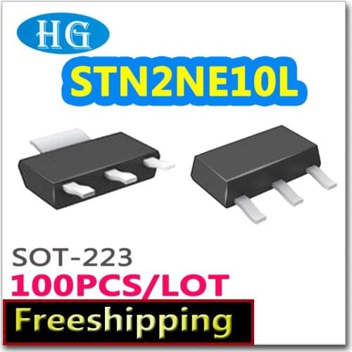 Smd STN2NE10L 100PCS 1000PCS SOT223 N-channel 100V 2A pdf inside mosfet