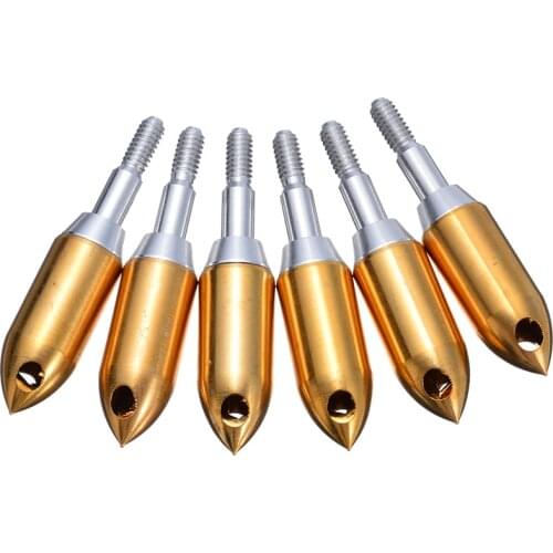6Pcs Whistle Arrowhead High Quality Copper Iron Hunting Archery Arrow Head Tool Broadhead Outdoor Hunting Whistle Arrow Heads