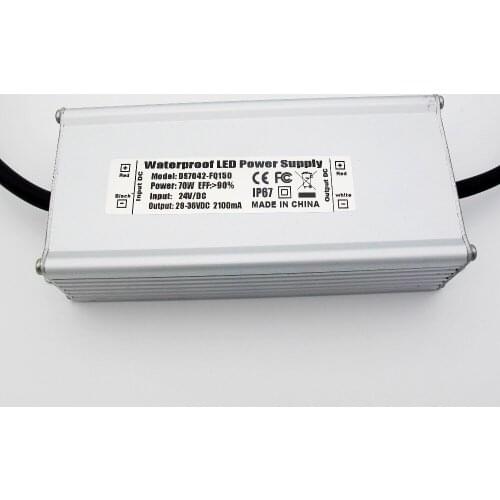 Jiaderui Waterproof DC 24V - 28V to DC Constant Current LED Driver 70W Low Voltage Power Adapter
