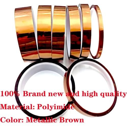 High Temperature Heat BGA Tape Thermal Insulation Tape Polyimide Adhesive Insulating adhesive Tape 3D printing Board protection