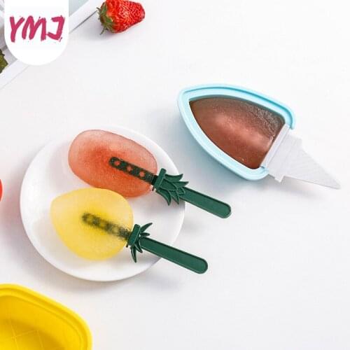 1Pc Creative Fruit Shape Ice Cream Mold Household Popsicle Ice Cream Cube Accessories DIY Homemade Popsicle Ice Cube Mold