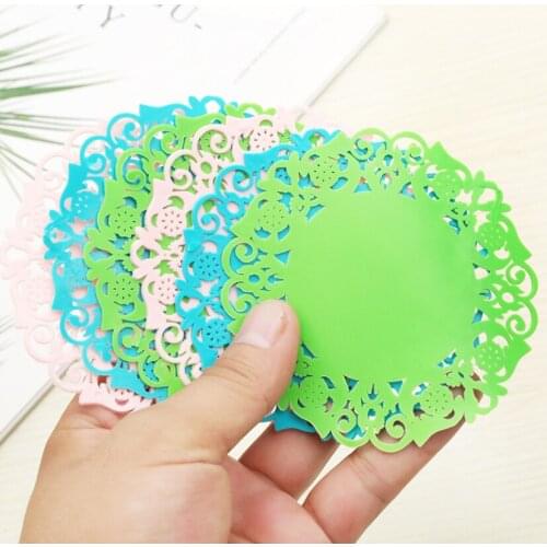 1PCS Creative Hollow Silicone Flower-shaped non-slip Anti-scalding Heat Insulation Tea Cup Coaster Table Decoration Cup Mat Pad