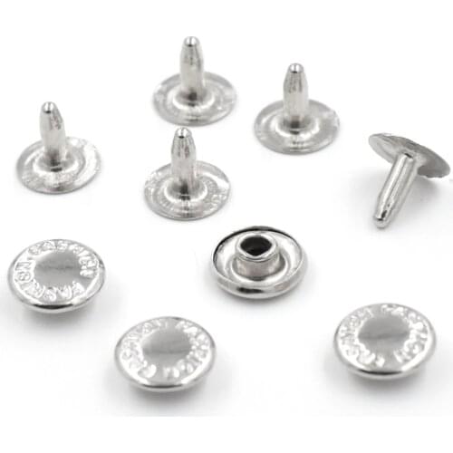 100sets 9.5mm Metal rivets Shoes decorative nails Clothes Press buttons Clothing & Accessories wooden case copper nail