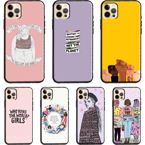 Feminist Feminism Case For iPhone 12 11 Pro Max X XR XS MAX 7 8 Plus SE 2020 12 mini TPU Back Cover Capa