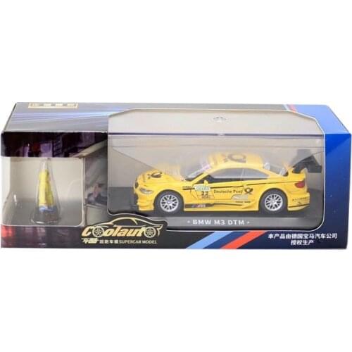 COOLAUTO/1:43 Scale/Diecast Toy Model/M3 DTM Racing Car/Educational Collection/Pull Back/Gift For Kid/Display Box