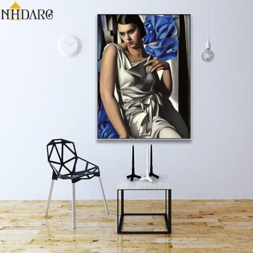 Classic Artwork Reproduction Artist Tamara de Lempicka Posters and Prints Canvas Art Painting Wall Pictures for Home Decoration