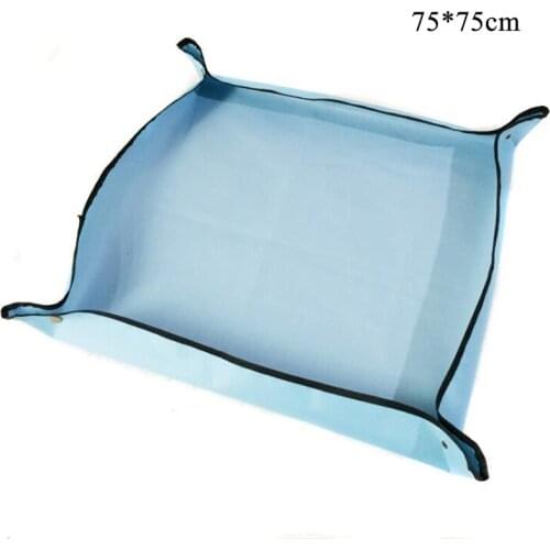 1Pcs Plant Potting Mat Gardening TransplantsBalcony Plant Potting Mat Oxford Cloth Pad Mat Waterproof 75*75cm