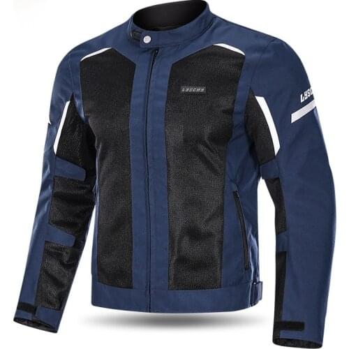 New Motorcycle Riding Clothes Summer Mesh Mesh Men and Women Anti-fall Breathable Motorcycle Racing Jacket Reflective Clothing