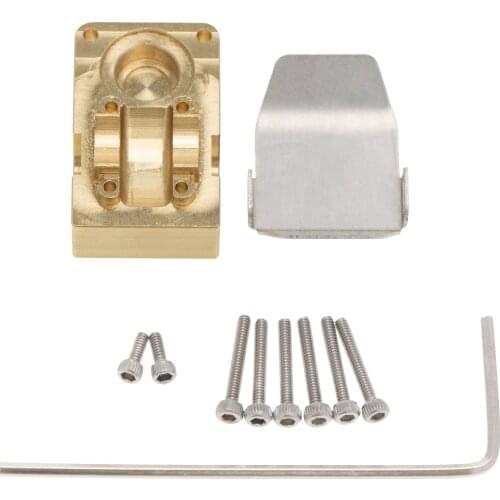 Brass Diff Cover for Axial SCX24 AXI00002 AXI90081 1/24 RC Car Upgrade Parts