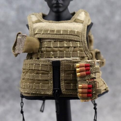 3 styles 1/6 Scale Unisex Combat PH brown/Black bullet bag shotgun belt Smoke cartridge model For 12" doll Body Toys Accessory