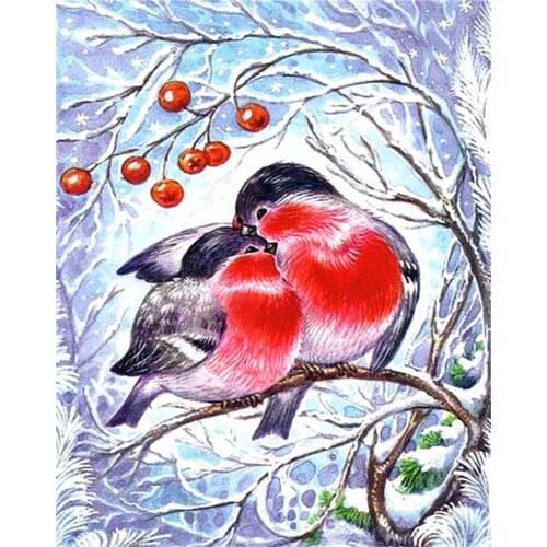 Animal Bird DIY Embroidery 11CT Cross Stitch Kits Needlework Craft Set Printed Canvas Cotton Thread Home Wholesale