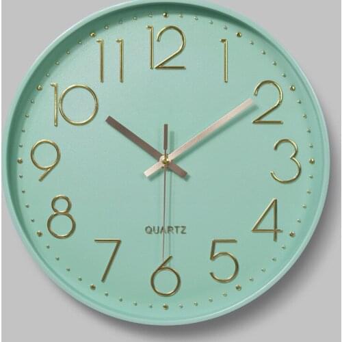 12 inch Nordic Wall Clock Minimalist Thick Border 3D Clocks Reloj de pared Home Decor Decorations for Youth Room