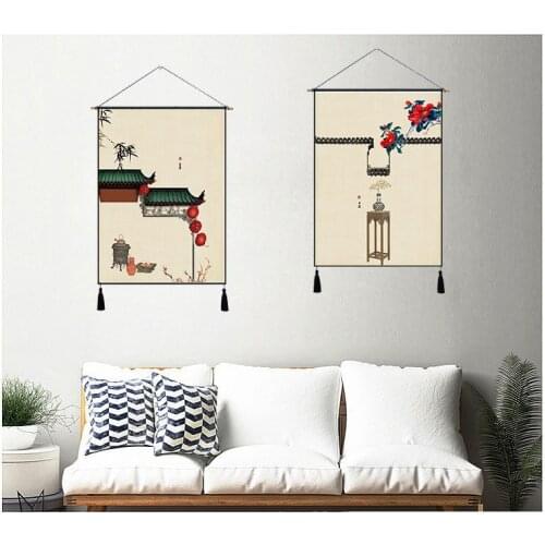 Mylb Chinese Style auspicious Scenery Harvest Nordic Landscape Art Wall Pictures For Living Room