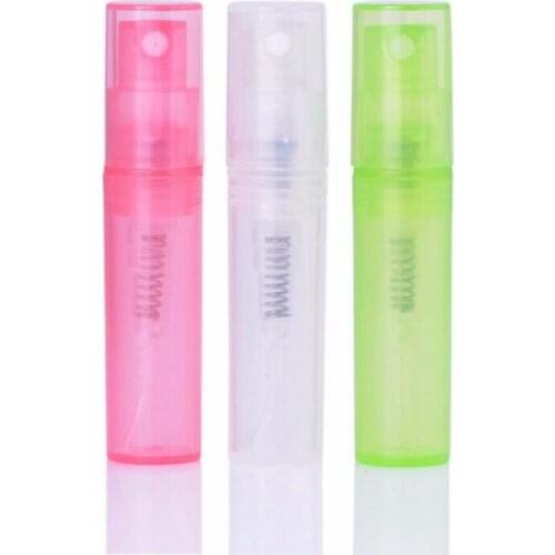 Wholesale 3ml mini plastic spray perfume bottle, empty small sample perfume atomizer refillable bottles LX1330